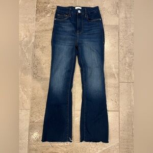 NWOT Frame Le Super High Crop Mini Boot Jeans